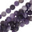Dakota Stones Gemstone Beads, Dog Teeth Amethyst Amethyst, Matte Round 8mm (8 Inch Strand)