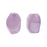 Gemstone Beads, Amethyst, Nugget 15-22mm, Purple (9 Pieces)