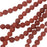 Dakota Stones Gemstone Beads, Red Carnelian, Matte Round 6mm (8 Inch Strand)
