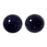 Blue Goldstone Gemstone Round Flat-Back Cabochons 18mm (2 Pieces)