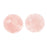 Rose Quartz Gemstone Round Flat-Back Cabochons 18mm (2 Pieces)