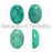 Chinese Turquoise Dyed Howlite Gemstone Oval Flat-Back Cabochons 14x10mm (4 pcs)