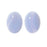 Blue Lace Agate Gemstone Oval Flat-Back Cabochons 18x13mm (2 Pieces)