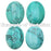 Chinese Turquoise Dyed Howlite Gemstone Oval Flat-Back Cabochon 40x30mm (1 pcs)