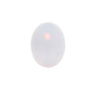 White Opal Gold Foil Glass Cabochon 18x13mm Oval (1 pcs)
