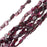 Gemstone Beads, Garnet, Rectangle 5.5x4mm, Red Purple (13.5 Inch Strand)