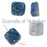Dakota Stones Gemstone Beads, Agate Druzy, Square 12mm, Iridescent Blue Green (2 Pieces)