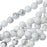 Dakota Stones Gemstone Beads, White Howlite, Round 8mm (8 Inch Strand)