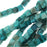 Gemstone Beads, Jasper, Square Cube 4mm, Dyed Blue Turquoise (16 Inch Strand)