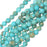 Dakota Stones Gemstone Beads, Dyed Aqua Impression Jasper, Round 6mm (8 Inch Strand)