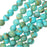 Dakota Stones Gemstone Beads, Dyed Aqua Impression Jasper, Round 8mm (8 Inch Strand)