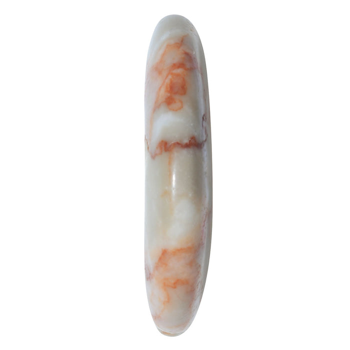 Orange Marble Pattern Jasper Round Focal Pendant Beads 35mm (2 pcs)