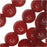 Gemstone Beads, Candy Jade, Round 8mm, Dark Red (15 Inch Strand)