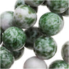 Gemstone Beads, China Jade, Round 8mm, Green (15 Inch Strand)