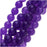 Gemstone Beads, Candy Jade, Round 4mm, Dark Purple (15.5 Inch Strand)