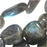 Gemstone Beads, Labradorite, Nugget 9-12mm, Grey (15.5 Inch Strand)