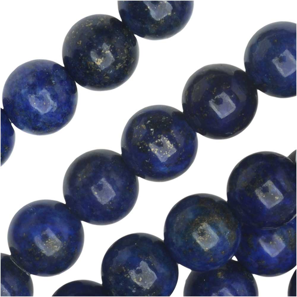 Dakota Stones Gemstone Beads, Lapis Lazuli, Round 6mm (8 Inch Strand)