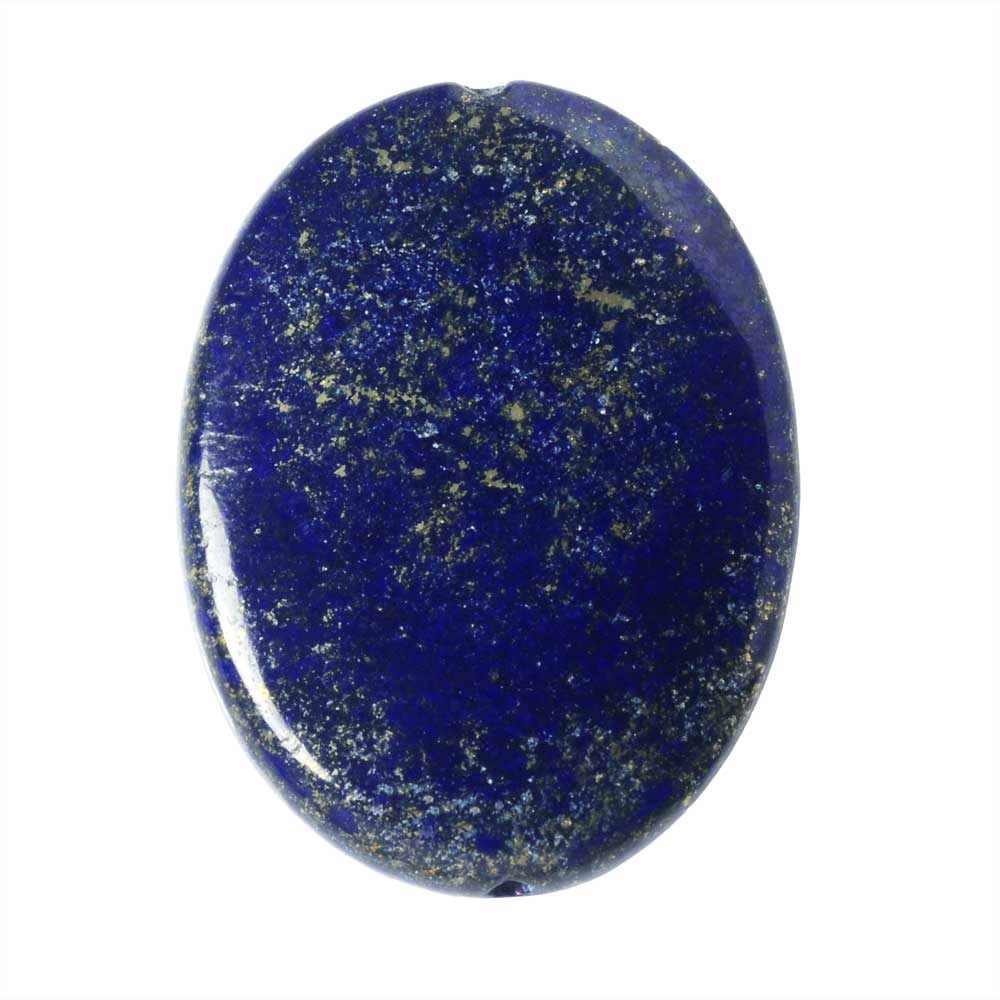 Dakota Stones Gemstone Beads, Lapis Lazuli, Oval 30x40mm (1 Piece)
