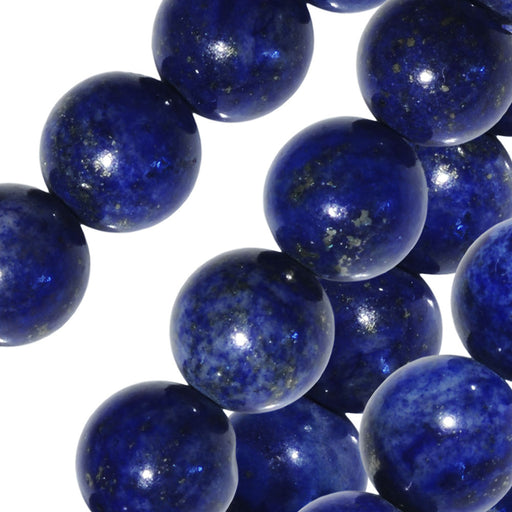 Gemstone Beads, Lapis Lazuli, Round 8.5mm, Dark Blue (15.5 Inch Strand)