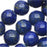 Gemstone Beads, Lapis Lazuli, Round 6mm, Deep Blue (15.5 Inch Strand)