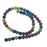 Gemstone Beads, Dyed Lava, Round 8mm, Bright Mixed Colors (14.5 Inch Strand)