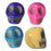 Gemstone Beads, Dyed Magnesite, Skull 17x14mm, Multi-Colored (10 Pieces)