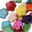 Gemstone Beads, Dyed Magnesite, Puff Flower 15mm, Multi-Colored (15.5 Inch Strand)