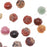 Gemstone Beads, Mixed Stones, Carved Rose 13-15mm, Multi-Colored (1 Strand)