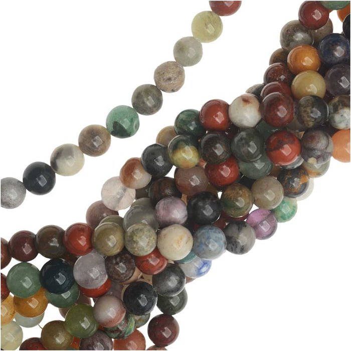 Dakota Stones Gemstone Beads, Mixed Stones, Round 6mm (15.5 Inch Strand)