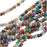 Gemstone Beads, Mixed Stones, Rondelle 4.5mm, Multi-Colored (15.5 Inch Strand)