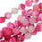 Dakota Stones Gemstone Beads, Dyed Pink Sardonyx, Star Cut Faceted Round 10mm (15 Inch Strand)