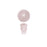 Gemstone Guru Beads, Rose Quartz, Round 10mm, Pink (1 Set)