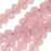 Gemstone Beads, Rose Quartz, Faceted Rondelle 6x4mm, Pink (14.5 Inch Strand)