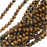 Gemstone Beads, Tigers Eye, Round 6mm, Brown & Gold (15.5 Inch Strand)