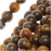 Gemstone Beads, Tiger Eye, Round 5-7mm, Brown and Gold (15.5 Inch Strand)