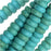 Gemstone Beads, Turquoise Magnesite, Rondelle 6x2.5mm (15.5 Inch Strand)
