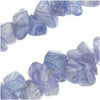 Gemstone Beads, Tanzanite, Chips 2.5-5mm, Blue (36 Inch Strand)
