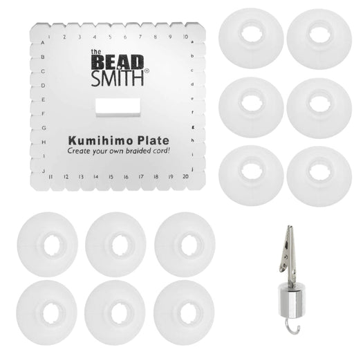 Kumihimo Starter Set, Flat Braid - Essential Tools Collection