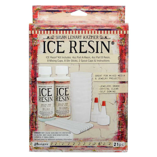 ICE Resin Jewelers Grade Clear Casting Epoxy Resin 8 oz Kit