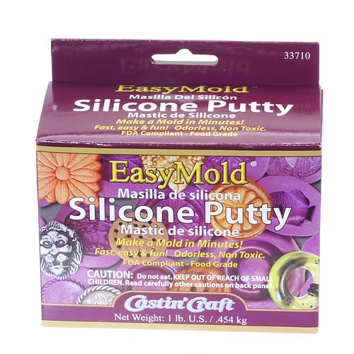 Easy Mold Silicone Molding Putty for Casting and Jewelry Making 1 Pound