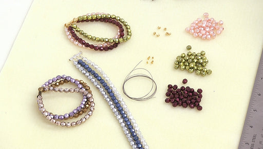 Instructions for Making the Ashley Multi-Strand Bracelet Kit