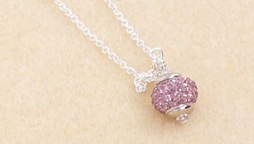 Instructions for Making the Pave Crystal Birthstone Necklace Kit