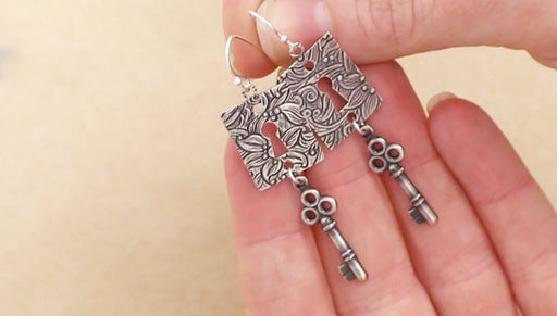 Instructions for Making the Lock and Key Earring Kit