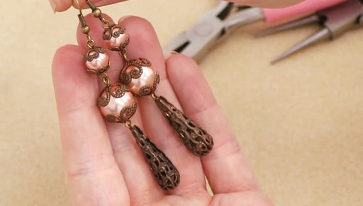 Instructions for Making the Vintage Parlor Earring Kit