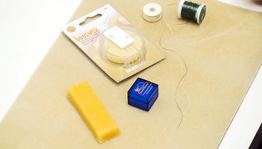 How to Condition Thread for Beadweaving