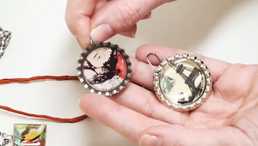 Bail and Connector Options for Domino, Scrabble Tile, and Bottle Cap Jewelry