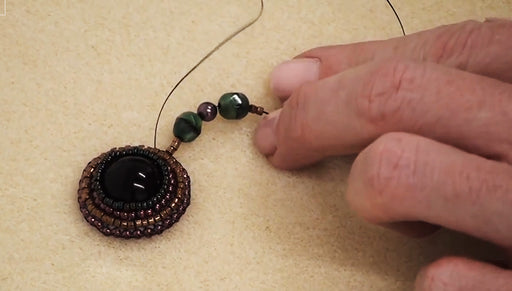 How to Embed a Pin Back into Ultra Suede for Jewelry Designs 