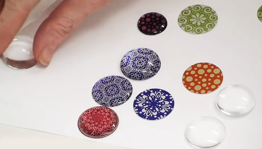 How to Use Epoxy Stickers, Glass Domes, and Resin with Lillypilly Aluminum Stamping Blanks