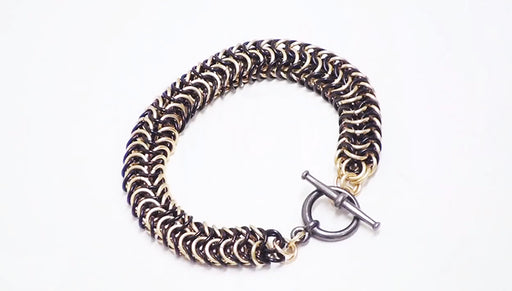 How to Make a Chain Bracelet Using the Roundmaille Weave