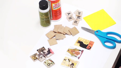How to Make A 'Scrabble' Tile Pendant